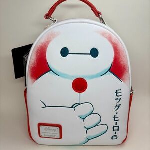NEW Loungefly Disney Big Hero 6 Baymax Lollipop Mini Backpack NWT Cosplay